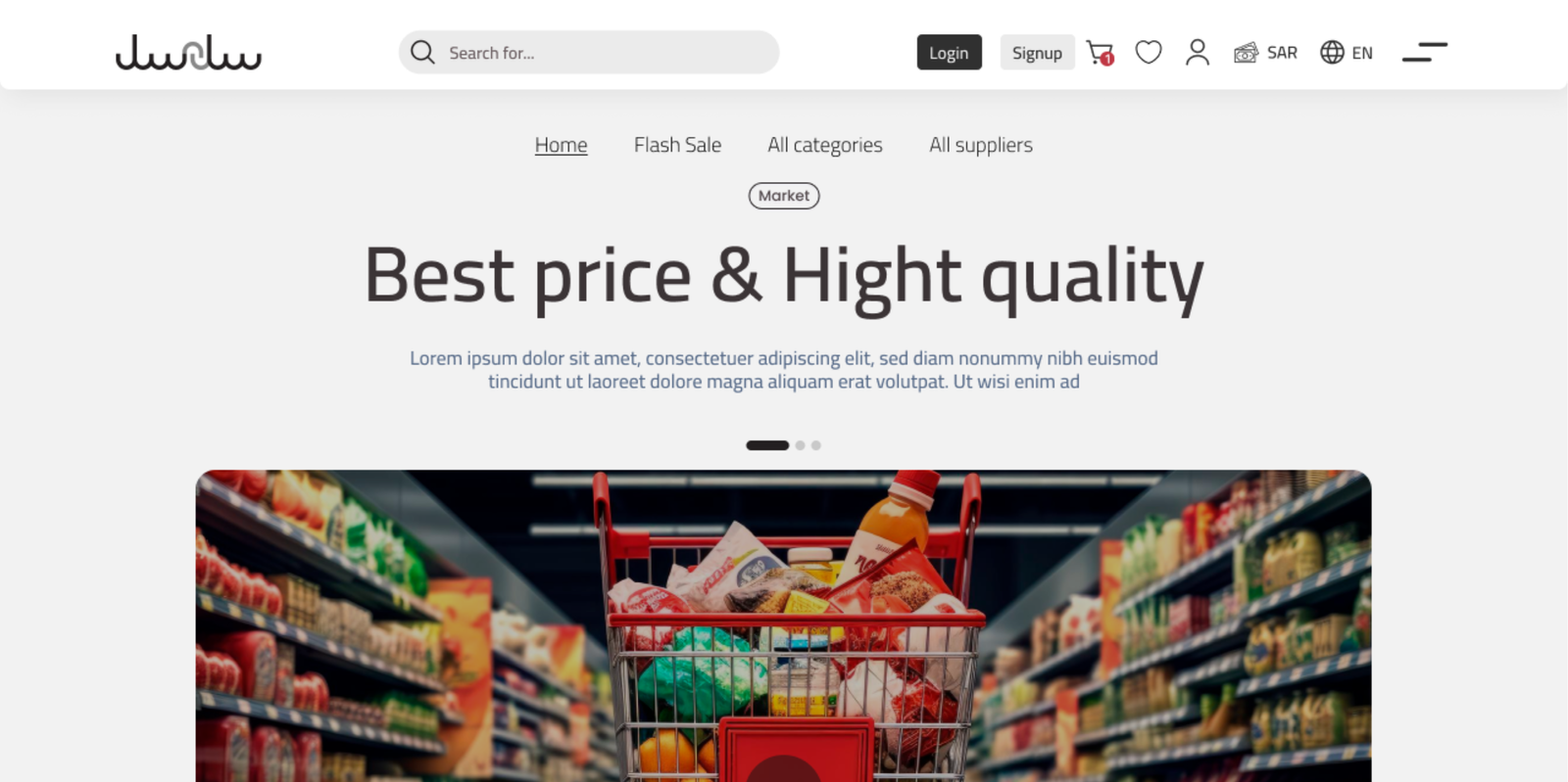 Salasel Grocery Ecommerce